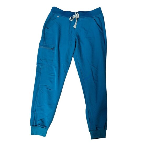 FIGS Pants - Figs Women's High Waisted Zamora Jogger Scrub Pants Pacific Blue PO:2134 Size M